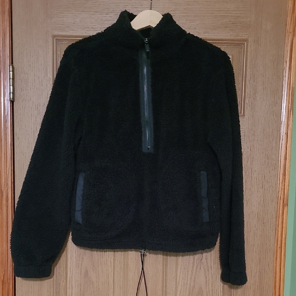 *5 for $10* No Boundaries Black Half Zip Sweater Size S - Picture 1 of 6